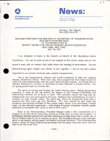 Remarks Prepared for Delivery by Secretary of Transportation Elizabeth Hanford Dole at Transportation 84 Benefit Dinner for the Myasthenia Gravis Foundation