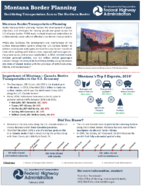 Montana Border Planning Facilitating Transportation Across the Northern Border
