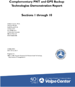 Complementary PNT and GPS Backup Technologies Demonstration Report Sections 1 through 10