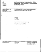 An Experimental Investigation of the Discharge of a Flashing Liquid From a Finite Reservoir A Fundamental Study of the TwoPhase Flow Phenomena Occurring During Venting From Rail Tank Cars