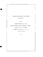 Interstate Commerce Commision Report of the Accident  Investigation Occuring on the BALTIMORE AND OHIO RAILROAD MT AIRY JCT MD