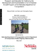 Research and Education for Optimizing the Development and Implementation of an Unmanned Aircraft Program at the Nebraska Department of Transportation