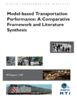 Modelbased transportation performance  a comparative framework and literature synthesis
