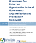 Greenhouse Gas Reduction Opportunities for Local Governments A Quantification and Prioritization Framework