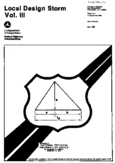 Local Design Storm Volume 3 Users Manual