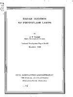 Radar Ignition of Photoflash Lamps