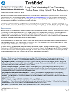 LongTerm Monitoring of PostTensioning Tendon Force Using Optical Fiber Technology TechBrief