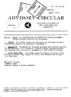 AC 150534543C Change 1 to Specification for Obstruction Lighting Equipment  Revises Equipment Qualification Procedures