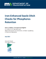 IronEnhanced Swale Ditch Checks for Phosphorus Retention
