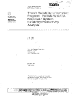 Transit Reliability Information Program PATCOWMATA Propulsion System ReliabilityProductivity Analysis