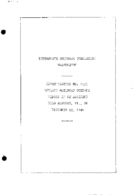 Interstate Commerce Commision Report of the Accident  Investigation Occuring on the RUTLAND RAILROAD ALBURGH VT