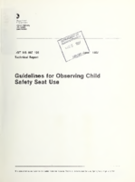 Guidelines for Observing Child Safety Seat Use 198706