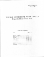 Hourly Statistical Noise Levels Expanded East Coast Plan