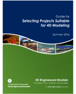 Guide for Selecting Projects Suitable for 4D Modeling  Summer 2016