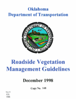 Roadside vegetation management policy guidelines