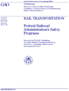 Rail transportation  Federal Railroad Administrations safety programs