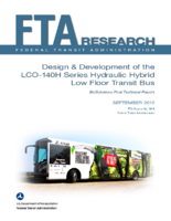 BUSolutions Final Technical Report Design  Development of the LCO140H Series Hydraulic Hybrid Low Floor Transit Bus