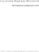 Pressuremeter correlation study