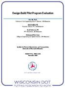 DesignBuild Pilot Program Evaluation