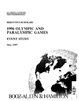 1996 Olympic and Paralympic Games Event Study Executive Summary