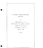 Interstate Commerce Commision Report of the Accident  Investigation Occuring on the PENNSYLVANIA RAILROAD CLEVELAND OH