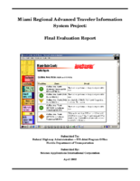 Miami regional advanced traveler information system project  final evaluation report