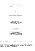 A laboratory evaluation of rubberasphalt paving mixtures  final report