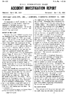 Investigation of Aircraft Accident NORTHWEST AIRLINES ALMELUND MINNESOTA 19501013