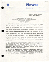 Remarks Prepared for Delivery by Secretary of Transportation Elizabeth Hanford Dole Olivet Nazarene University