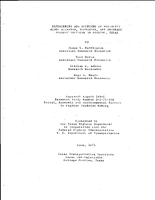 Experiences and Opinions of Residents Along Elevated Depressed and OnGrade Freeway Sections in Houston Texas