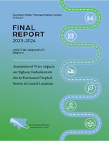 Assessment of Wave Impacts on Highway Embankments due to HurricanesTropical Storms in Coastal Louisiana