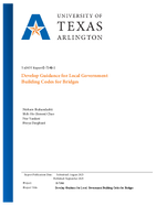 Synthesis Develop Guidance for Local Government Building Codes for Bridges