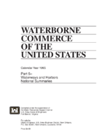Waterborne Commerce of the United States Calendar Year 1995 Part 5 Waterways and Harbors National Summaries
