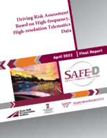 Driving Risk Assessment Based on Highfrequency Highresolution Telematics Data