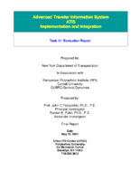 Advanced traveler information system ATIS implementation and integration Task 11 evaluation report