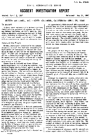 Investigation of Aircraft Accident WESTERN AIRLINES NORTH HOLLYWOOD CALIFORNIA 19460424