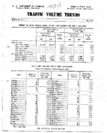 Traffic Volume Trends May 1958