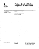 Fatigue Crack Initiation Properties of Rail Steels
