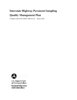 Interstate Highway Pavement Sampling Data Quality Management Plan