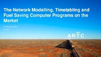 The Network Modelling Timetabling and Fuel Saving Computer Programs on the Market