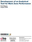Development of an Analytical Tool for Work Zone Performance