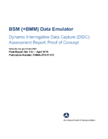 BSM BMM Data Emulator Dynamic Interrogative Data Capture DIDC Assessment Report Proof of Concept