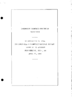 Interstate Commerce Commision Report of the Accident  Investigation Occuring on the LOUISVILLE AND NASHVILLE RAILROAD KEELING TN