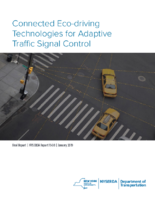 Connected EcoDriving Technologies for Adaptive Traffic Signal Control
