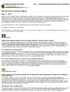 Human Environment Digest May 2 2019