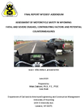 Assessment of Motorcycle Safety in Wyoming Fatal and Severe Crashes Contributing Factors and Potential Countermeasures Addendum