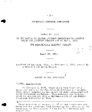 Interstate Commerce Commision Report of the Accident  Investigation Occuring on the PENNSYLVANIA LEETONIA OH