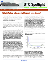 What Makes a Successful Transit Investment