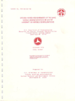 GroundBased Measurements of the Wake Vortex Characteristics of a B747 Aircraft in Various Configurations