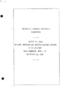 Interstate Commerce Commision Report of the Accident  Investigation Occuring on the SPOKANE PORTLAND AND SEATTLE RAILWAY OAKBROOK OREG